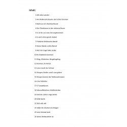 24 beliebte Weihnachtslieder in B-Stimmumg