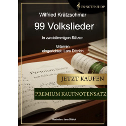 99 Volkslieder für 2 Gitarren