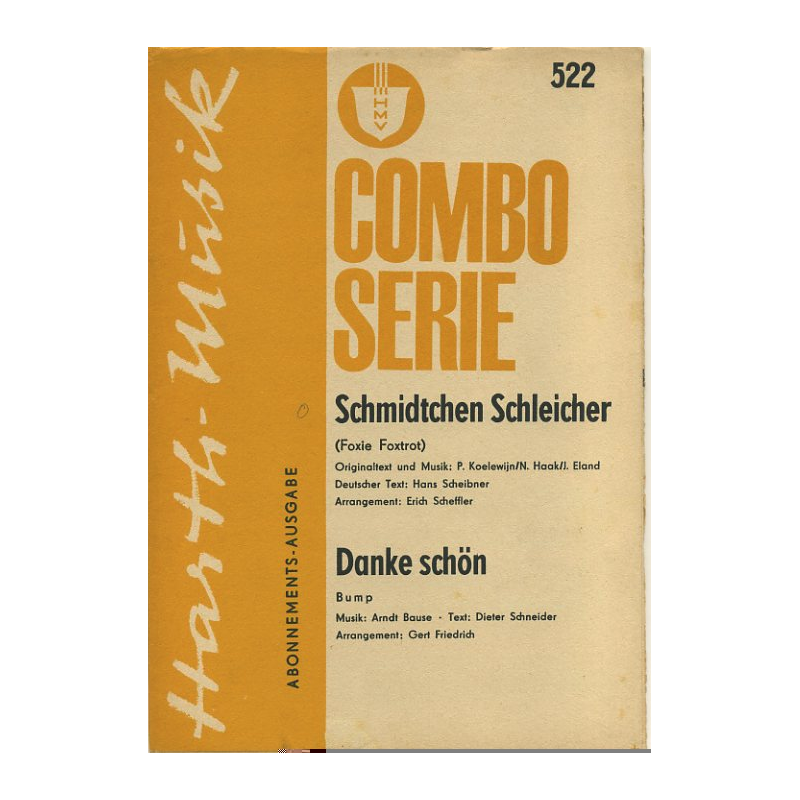 Schmidtchen Schleicher / Danke schön