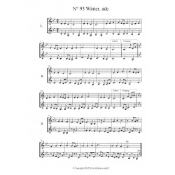 99 Volkslieder für 2 Trompeten in C